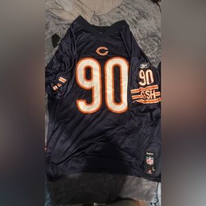 Reebok Navy and Orange NFL Jersey Chicago Bears